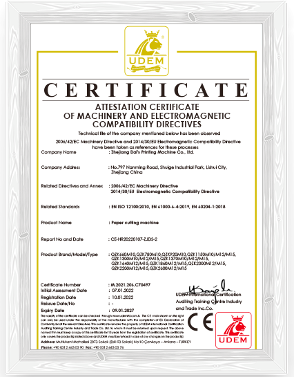 DAI'S innovative patents and international certifications for die cutting technology excellence