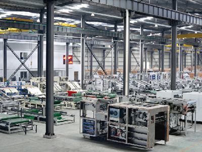 DAI'S advanced manufacturing workshop with multiple die cutting machine production lines